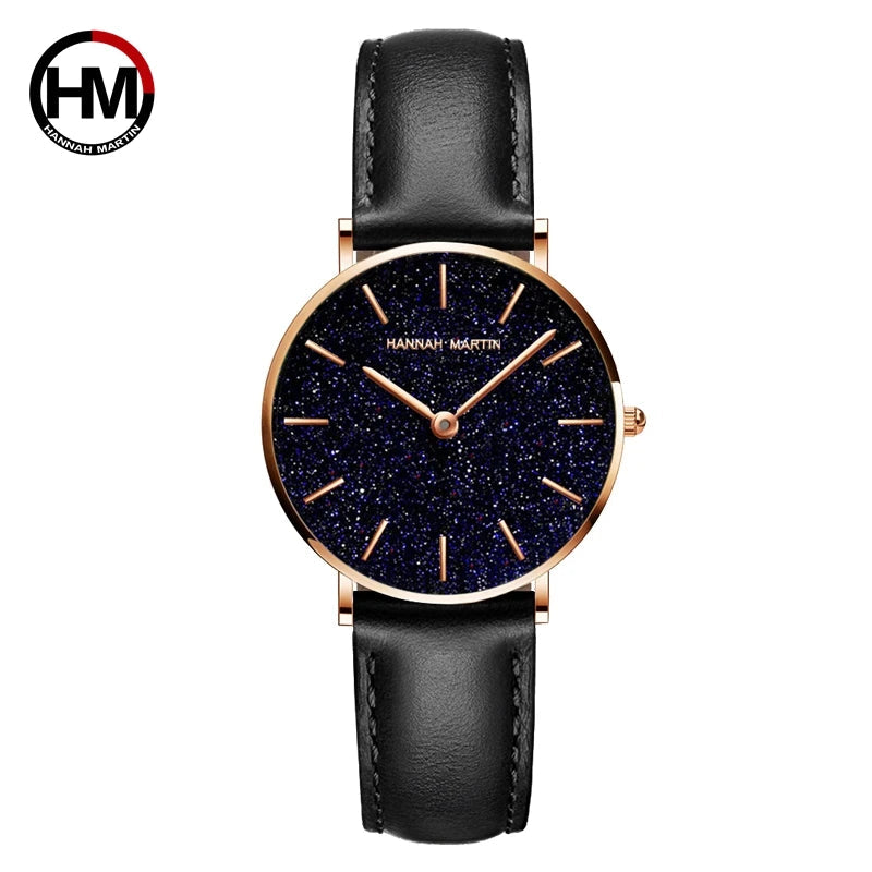 Sahara Desert Dial New Design 2021 Top Brand Luxury Japan Quartz Wristwatch Stainless Steel Rose Gold Waterproof Watch for Women SK Accessories