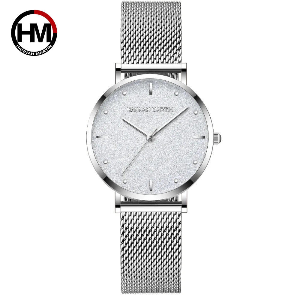Sahara Desert Dial New Design 2021 Top Brand Luxury Japan Quartz Wristwatch Stainless Steel Rose Gold Waterproof Watch for Women SK Accessories