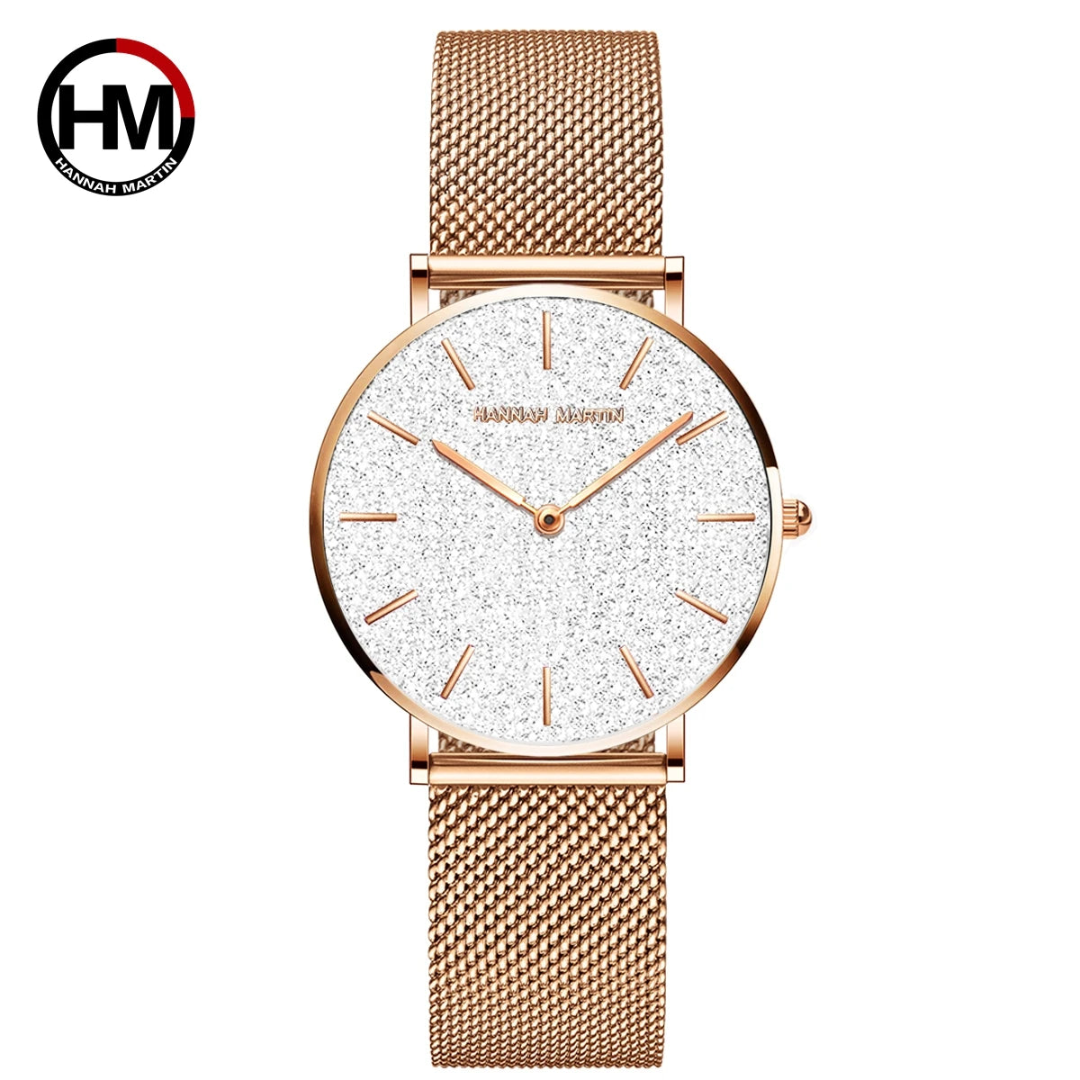 Sahara Desert Dial New Design 2021 Top Brand Luxury Japan Quartz Wristwatch Stainless Steel Rose Gold Waterproof Watch for Women SK Accessories