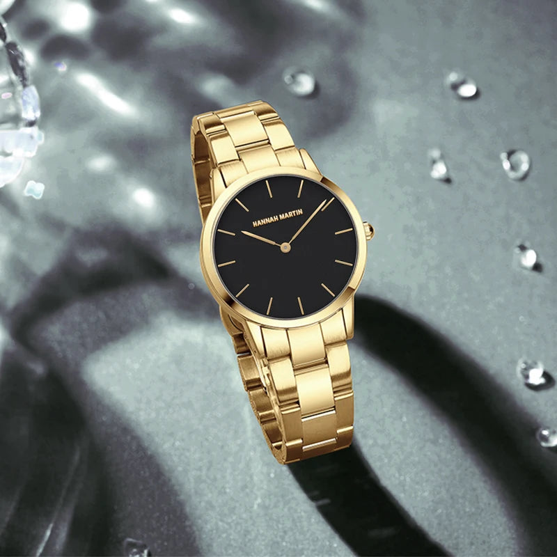 2021 New Watch Women Watches Set Top Brand Luxury Gold Waterproof Quartz Wrist watch ladies Clock Fashion Simple Women Relogio SK Accessories