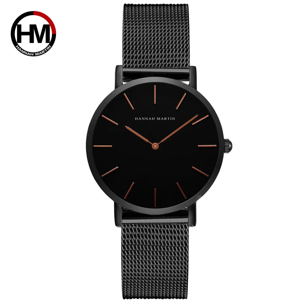 Sahara Desert Dial New Design 2021 Top Brand Luxury Japan Quartz Wristwatch Stainless Steel Rose Gold Waterproof Watch for Women SK Accessories