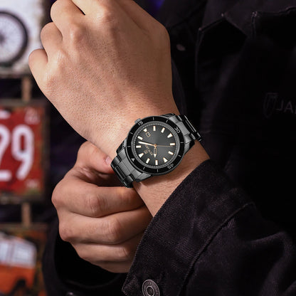 REWARD Quartz Watch for Mens Stylish Stainless Steel Japan Movement Waterproof Anti-Scratch Analog Date Business Wrist Watches SK Accessories