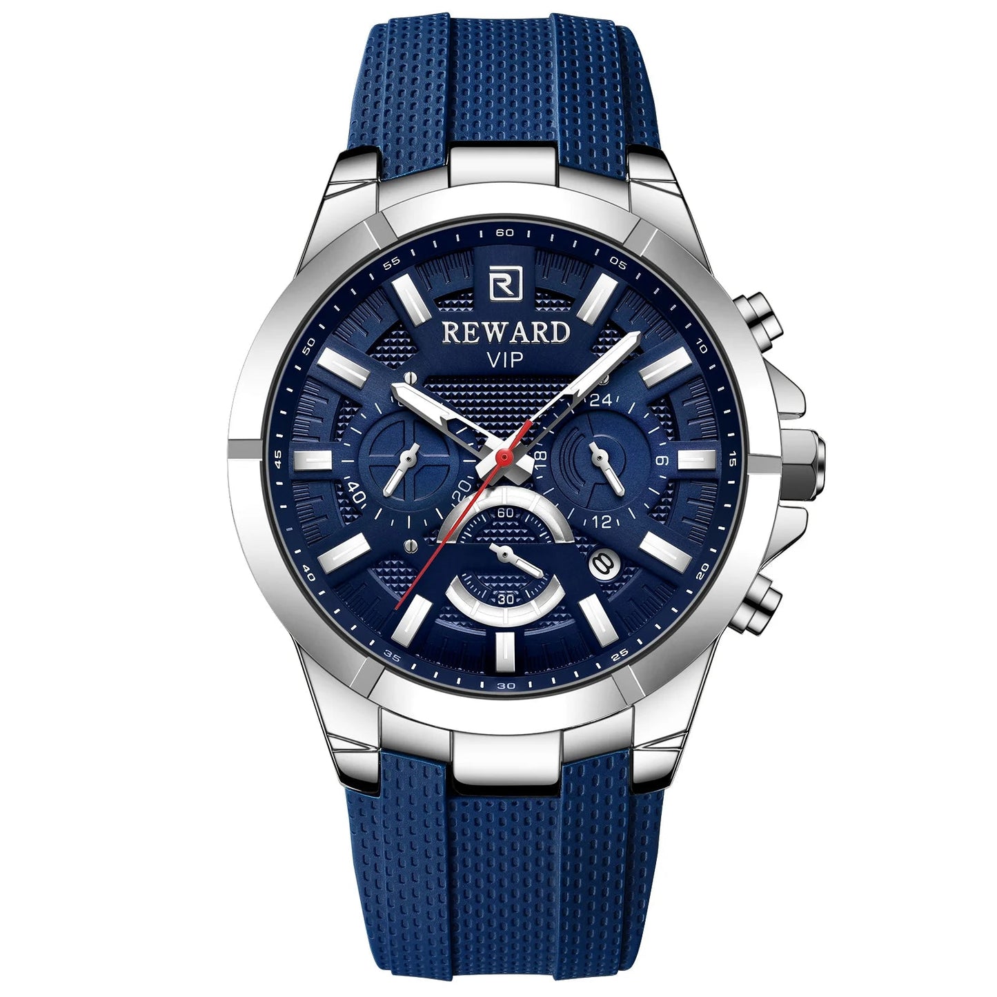 REWARD functional mens wristwatch luminous alloy analog quartz watch waterproof luxury sport watch for men SK Accessories